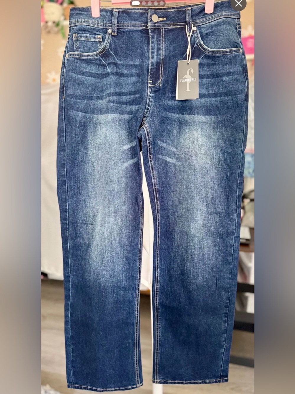 Flamingals ~ NWT ~ Straight Leg / Classic Straight Fit Jeans